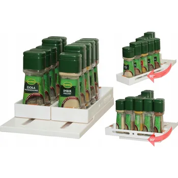 ORGANIZÉR NA KOŘENÍ DO KUCHYNĚ LEDNIČKY OTOČNÝ