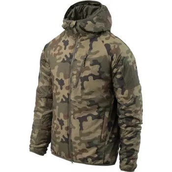 Pánská větrovka Helikon-Tex Bunda WOLFHOUND CLIMASHIELD® s kapucí WOODLAND POLSKÝ XL POLSKÉ MASKOVÁNÍ WOODLAND