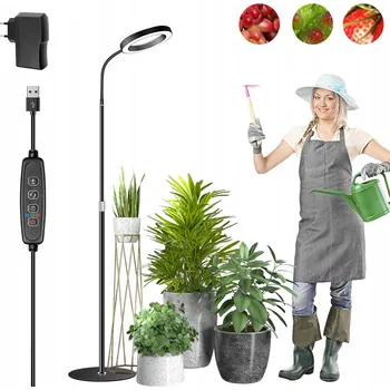 Osvětlení pro růst rostliny LED LAMPA PRO RŮST ROSTLIN S PLNÝM SPEKTREM, 10 ÚROVNÍ JASU