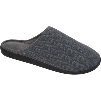 Dámské pantofle ISOTONER Velurové domácí pantofle, ergonomicky tvarované 2xmodrá2xšedá2xnám.modrá 43