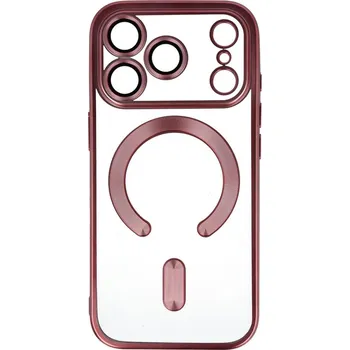 Pouzdro na mobilní telefon Zadní kryt Metallic MagSafe pro iPhone 17 Pro Max Pink