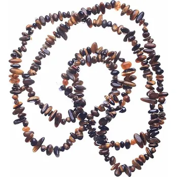 Náhrdelník Tygří oko náhrdelník sekaný cca 45 cm