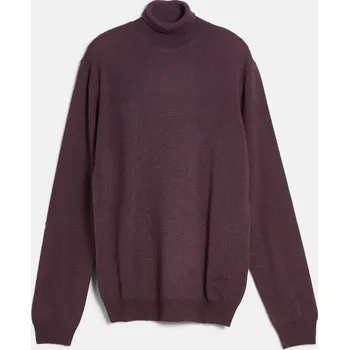 Pánský svetr ROLÁK WOOLRICH GD KNITTED TURTLENECK WINETASTING