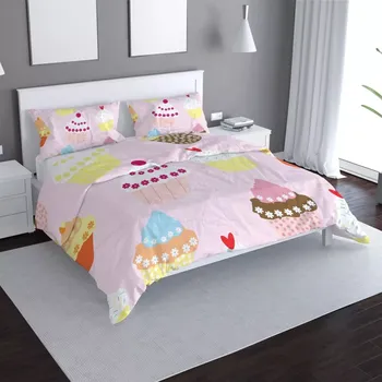 Povlečení Sablio Povlečení Muffiny - 140x220 / 90x70