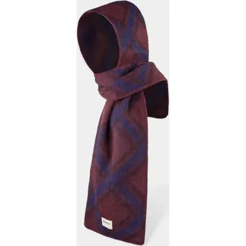 BARTS Dámská šála Barts Halberra ČERVENÁ