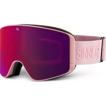 Lyžařské brýle Sinner AURA M LT PNK D FL PNK MR VT+D PNK UNI růžová