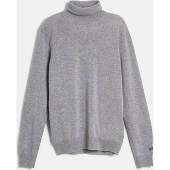 Pánský svetr ROLÁK WOOLRICH LAMBSWOOL TURTLENECK FORMAL GRAY