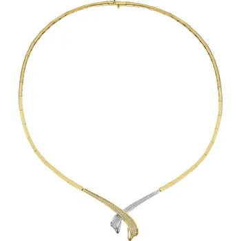 Náhrdelník Zlatý náhrdelník s diamanty - 45 cm - 0,42 ct - ryzost 585 - 103.772