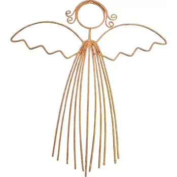 Závěsný anděl drát Zlatá