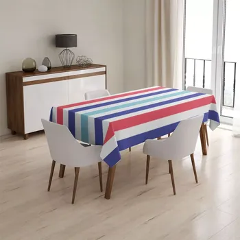 ubrus Sablio Ubrus Barevné veselé pruhy - 90x90 cm