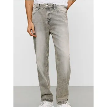 Pánská móda Sinsay - Kalhoty s potiskem - krémová - 461FB-12J - 461FB-12J-364