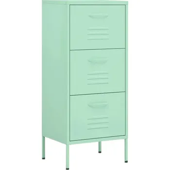 Komoda Komoda VidaXL 42 x 35 x 101 cm, odstíny zelené