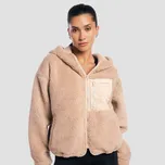 GymBeam Women‘s Sherpa Jacket Canyon L cream