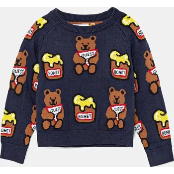 Dětská móda Dětský svetr Guess H1YT01.Z2S40 námořnická modř 59A, vel. 104