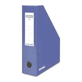 Stojan na časopisy Donau - karton, modrý