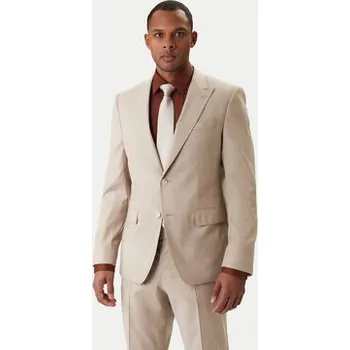 Pánský oblek BOSS Oblek Huge 50557273 Béžová Regular Fit 58