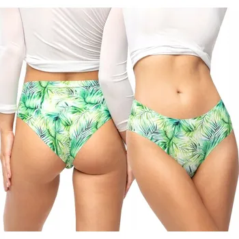 Kalhotky JULIMEX KALHOTKY EXOTICO SIMPLE CLASSIC ZELENÁ XL