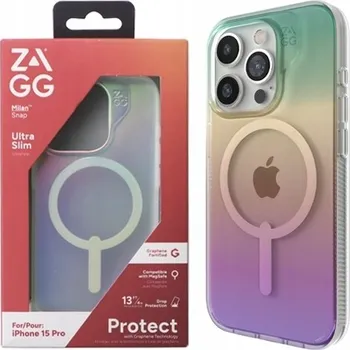 Pouzdro na mobilní telefon Pouzdro Zagg Zadní Kryt pro Apple iPhone 15 Pro Multicolor