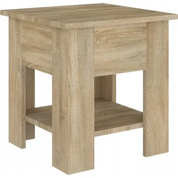 Obývací pokoj Konferenční stolek, dub sonoma, 40x40x42 cm, dřevotříska