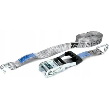 Upínací popruh Transportní popruh 5T 10m s ráčnou a gumovou ochranou 230mm s atestem TEGER