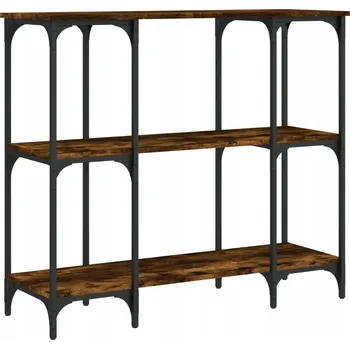 Konferenční stolek Konzolový stolek, kouřový dub, 102x35x90 cm