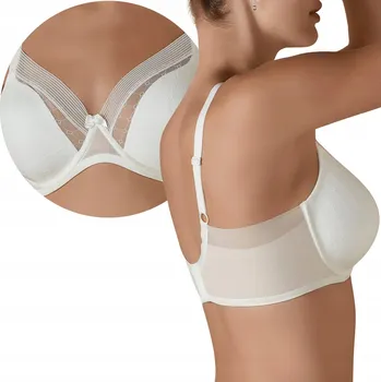 Dámské spodní prádlo Selene vyztužená podprsenka bílá velikost 80C