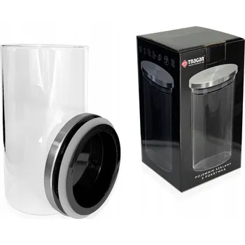 Dóza na potraviny Skleněná dóza Tragar 1,25 l, 22 x 10 cm