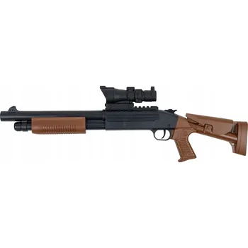 Dětská zbraň PISTOLE NA GELOVÉ KULIČKY 7-8mm BROKOVNICE 6mm REPLIKA IMITACE SADA