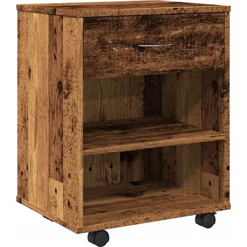 Komoda VidaXL 856660 Komoda se zásuvkami 46 x 36 x 9 Cm odstíny hnědé