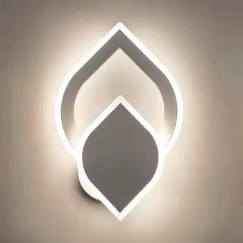 Nástěnné svítidlo Nástěnné svítidlo bílé s integrovaným 18W LED zdrojem