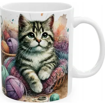 Keramický hrnek 330 ml kočka, mourek, domácí kočka