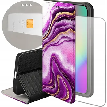 Pouzdro na mobilní telefon Flipové pouzdro Hello Case pro HUAWEI NOVA 5T / HONOR 20 fialové