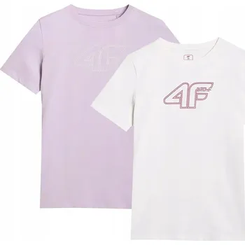Dívčí tričko Dívčí tričko 4F Dětské tričko Sada 2 KS Velikost 158