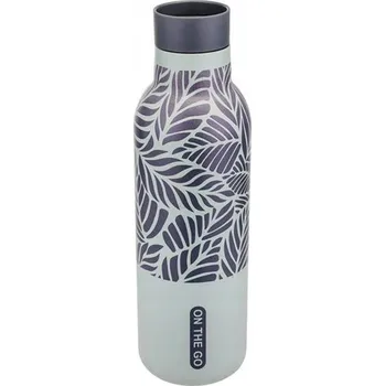 Termoska Nerezová termoska se stop ventilem KITCHISIMO 480ml šedá