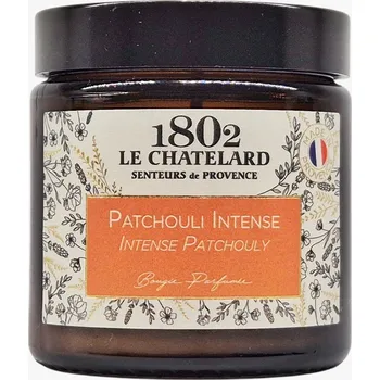 Svíčka Le Chatelard 1802 Francouzská vonná svíčka ze sójového vosku INTENZIVNÍ PAČULI 80g