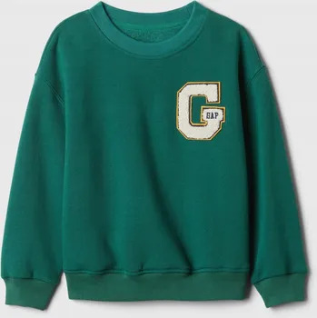 Chlapecká mikina Dětská bavlna dětská mikina GAP zelená, velikost 104