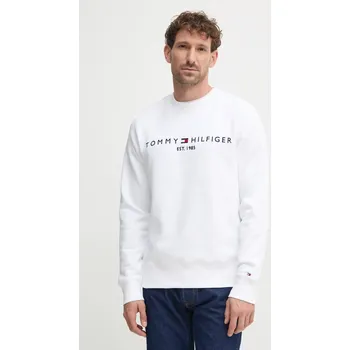 Pánské oblečení Mikina Tommy Hilfiger MW0MW11596.4891 bílá 00X, vel. L