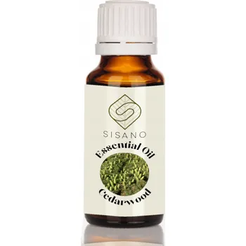 Vonný olej Sisano Čistý esenciální olej Cedrové dřevo 1 l