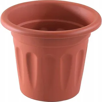 Květináč Obal na květináč 25 cm plast bezbarvý, béžový, bílý, hnědý, černý