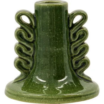 Svícen House Doctor, Svícen na klasickou svíčku Diva, 9,5 cm, zelený - Formadore