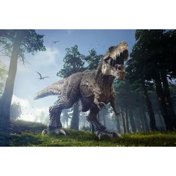 Fototapeta Fototapeta pro mládež DINOSAURUS les zeleň 180x120