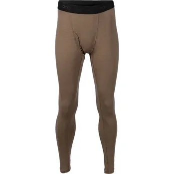 Pánské termo spodní prádlo EBERLESTOCK Spodky funkční LOCHSA 180 MERINO DARK EARTH L COYOTE BROWN