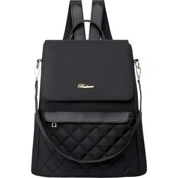 Městský batoh Batoh unisex černý syntetický přes rameno prostorný elegantní