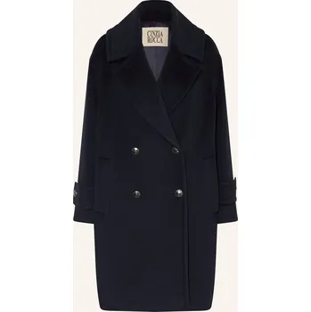 Cinzia Rocca Dámský Caban Kabát, tmavě modrá, 40