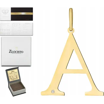 Přívěsek Přívěsek ve ve tvaru písmene A, zlato 585