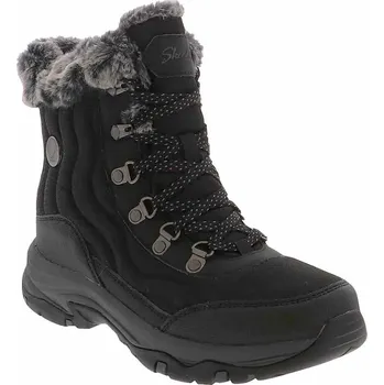 Pánská zimní obuv Dámské vysoké zimní boty SKECHERS-Trego Stormie WP W black/black Černá 40