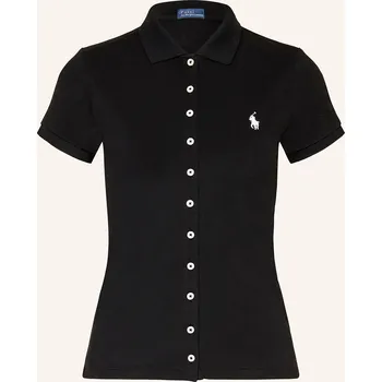 Dámská košile Polo Ralph Lauren Dámská Polokošile Z Piké, černá, 34
