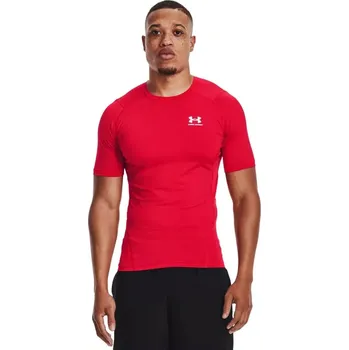Pánské tričko Pánské kompresní triko Under Armour HG Armour Comp SS - červené Under Armour červená 3134707