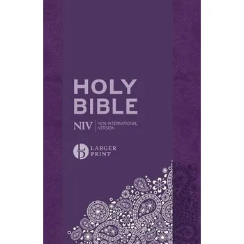 Cizí jazyk NIV Larger Print Personal Purple Soft-Tone Bible - Version, New International