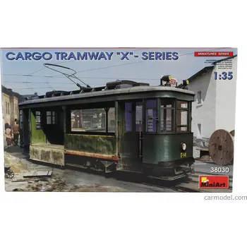 Plastikový model Miniart Tram Cargo Tramway X Series 1950 1:35 /